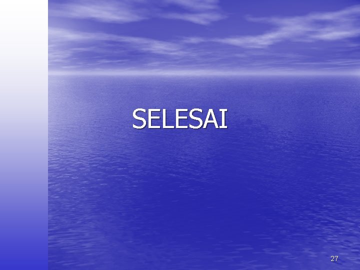 SELESAI 27 