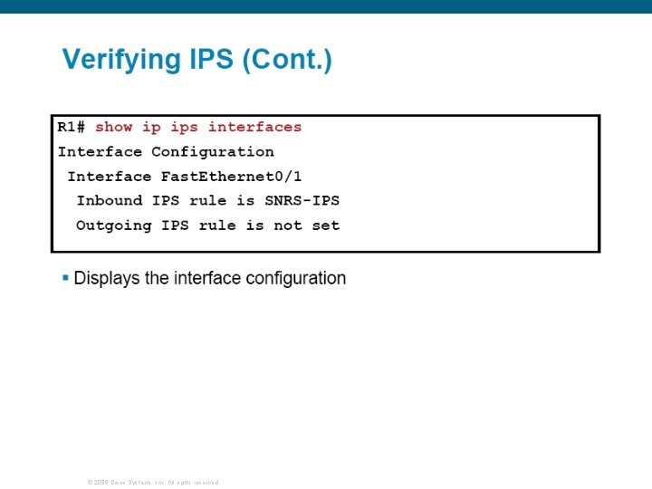 © 2006 Cisco Systems, Inc. All rights reserved. 