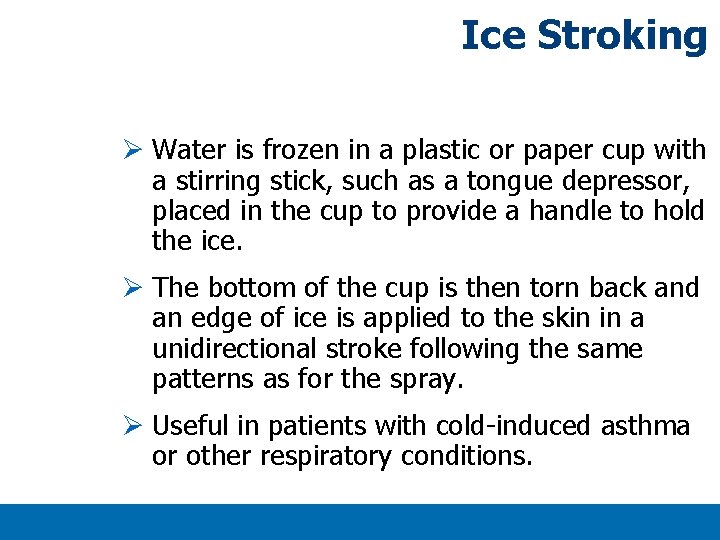Ice Stroking Ø Water is frozen in a plastic or paper cup with a Ice Stroking Ø Water is frozen in a plastic or paper cup with a