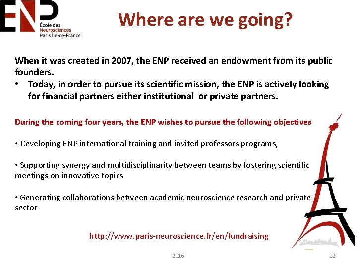 Where are we going? When it was created in 2007, the ENP received an