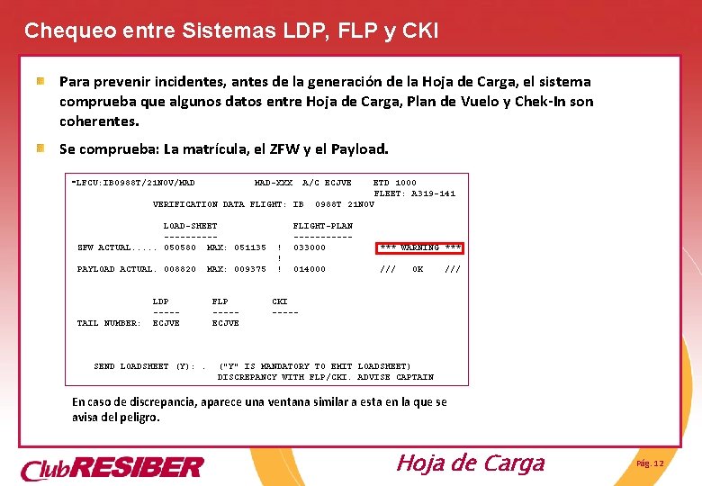 Chequeo entre Sistemas LDP, FLP y CKI Para prevenir incidentes, antes de la generación Chequeo entre Sistemas LDP, FLP y CKI Para prevenir incidentes, antes de la generación