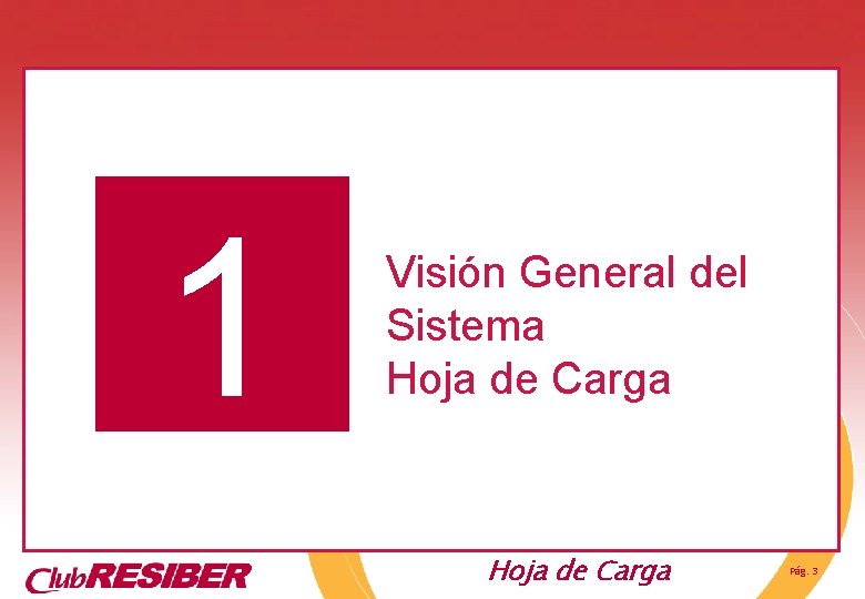 1 Visión General del Sistema Hoja de Carga Pág. 3 1 Visión General del Sistema Hoja de Carga Pág. 3
