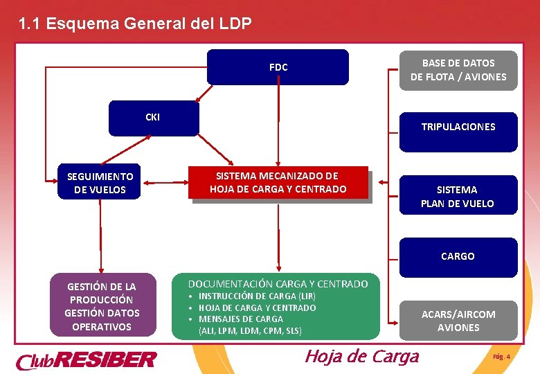 1. 1 Esquema General del LDP BASE DE DATOS DE FLOTA / AVIONES FDC 1. 1 Esquema General del LDP BASE DE DATOS DE FLOTA / AVIONES FDC