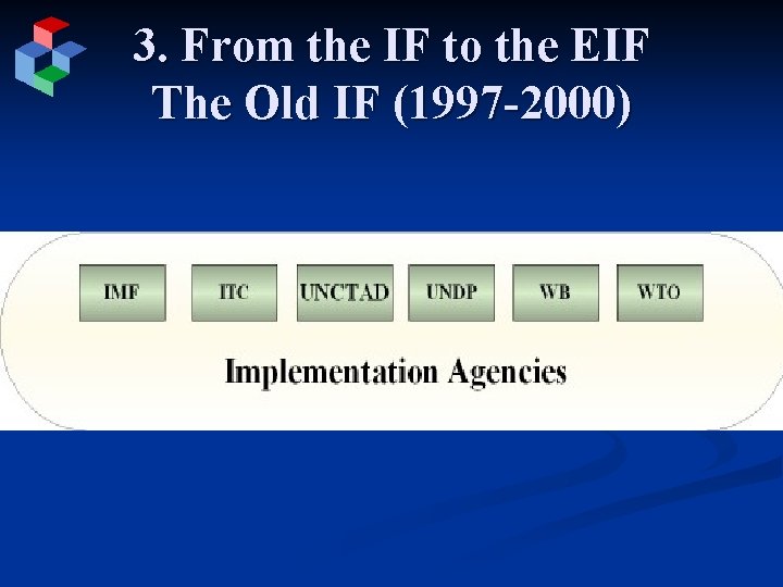 3. From the IF to the EIF The Old IF (1997 -2000) 