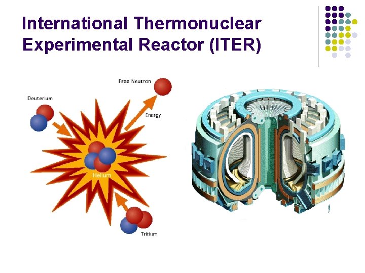 International Thermonuclear Experimental Reactor (ITER) International Thermonuclear Experimental Reactor (ITER)