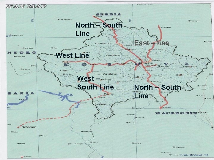 North – South Line East – line West Line West – South Line North North – South Line East – line West Line West – South Line North