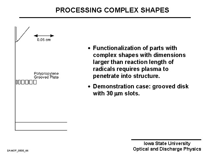 PROCESSING COMPLEX SHAPES · Functionalization of parts with complex shapes with dimensions larger than