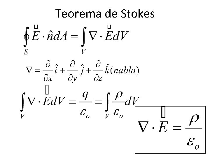 Teorema de Stokes 