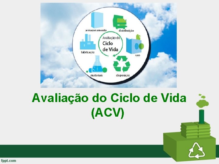 Avaliação do Ciclo de Vida (ACV) Avaliação do Ciclo de Vida (ACV)