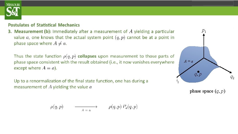 p 1 A = a’’ A = a’ A=a . q, p q 1