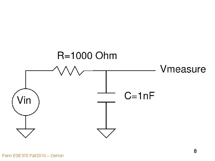 Penn ESE 370 Fall 2010 -- De. Hon 8 