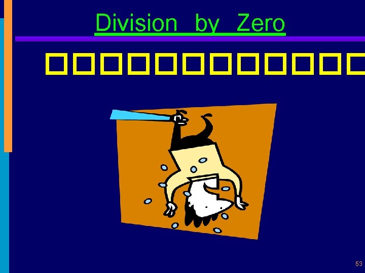 Division by Zero ������ 53 