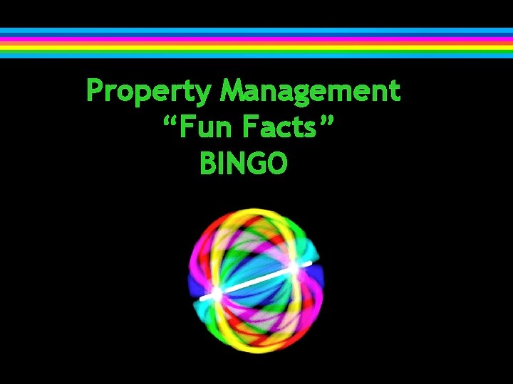 Property Management Fun Facts BINGO How The Game
