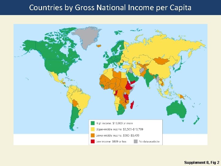 Countries by Gross National Income per Capita Supplement 8, Fig 2 