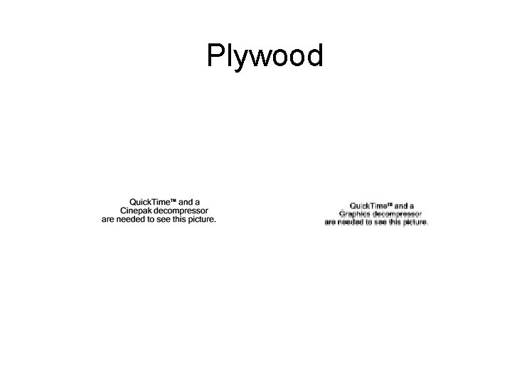 Plywood 