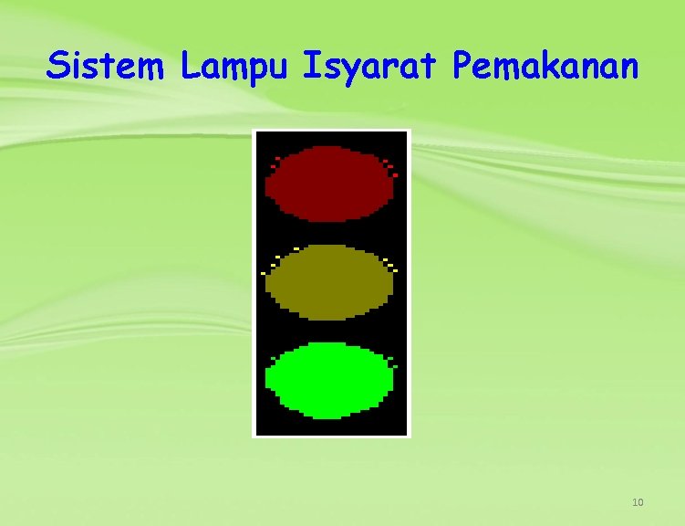 Sistem Lampu Isyarat Pemakanan 10 