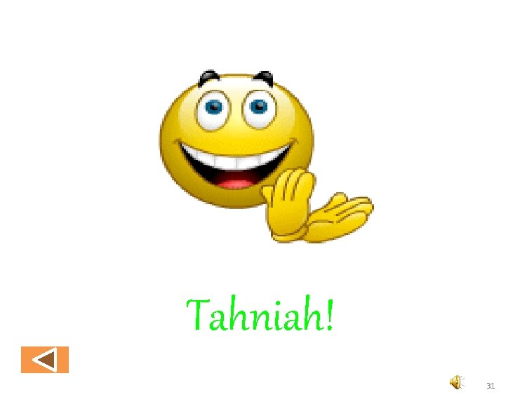 Tahniah! 31 