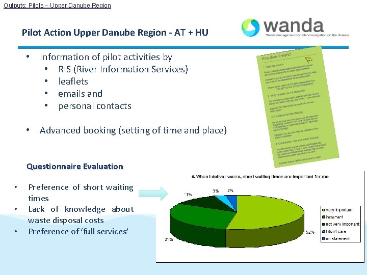 Outputs: Pilots – Upper Danube Region Pilot Action Upper Danube Region - AT + Outputs: Pilots – Upper Danube Region Pilot Action Upper Danube Region - AT +
