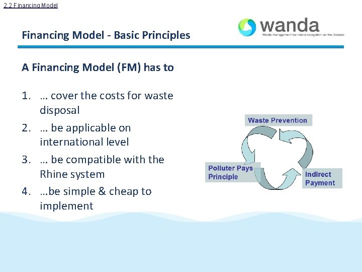 2. 2 Financing Model - Basic Principles A Financing Model (FM) has to 1. 2. 2 Financing Model - Basic Principles A Financing Model (FM) has to 1.