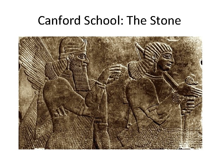 Canford School: The Stone 