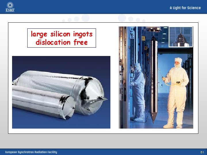 large silicon ingots dislocation free 51 