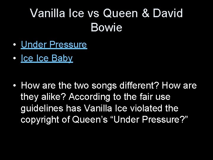 Vanilla Ice vs Queen & David Bowie • Under Pressure • Ice Baby •