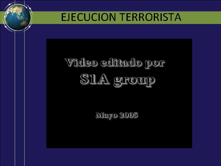 EJECUCION TERRORISTA 