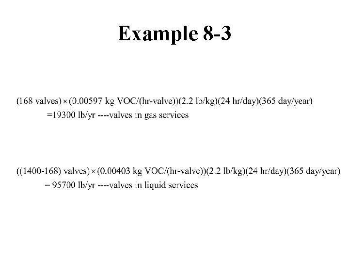 Example 8 -3 Example 8 -3