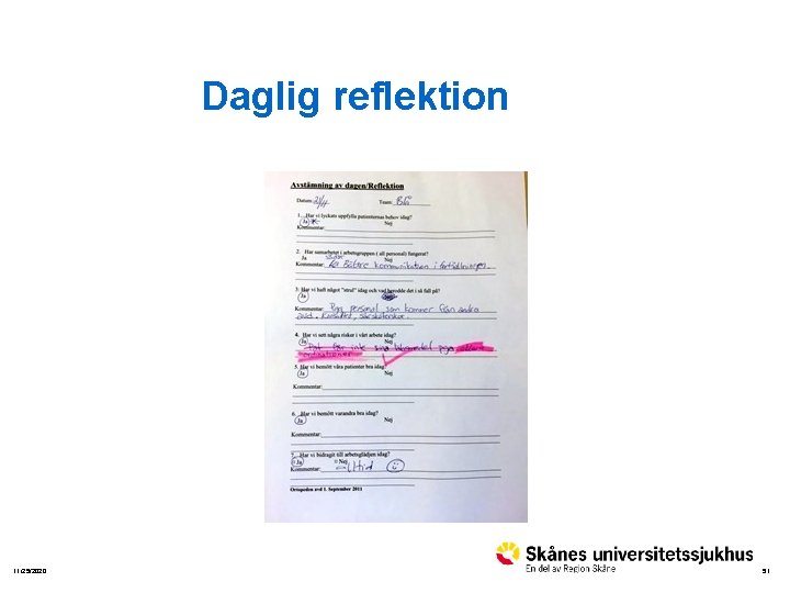  Daglig reflektion 11/25/2020 51 