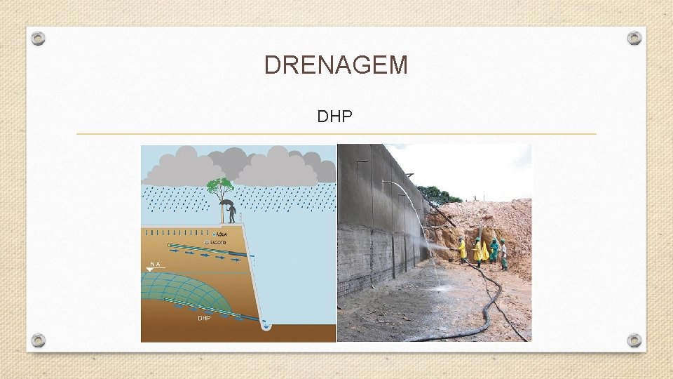 DRENAGEM DHP DRENAGEM DHP