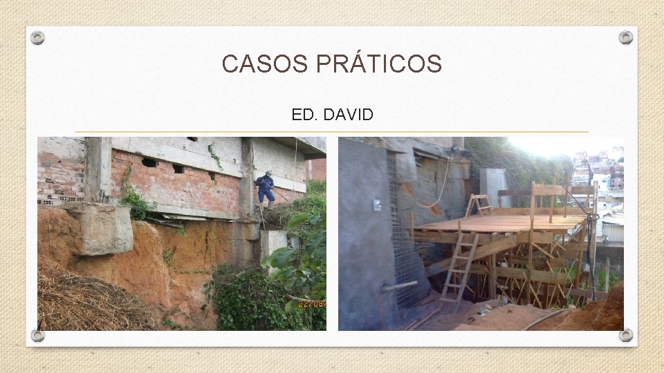 CASOS PRÁTICOS ED. DAVID CASOS PRÁTICOS ED. DAVID