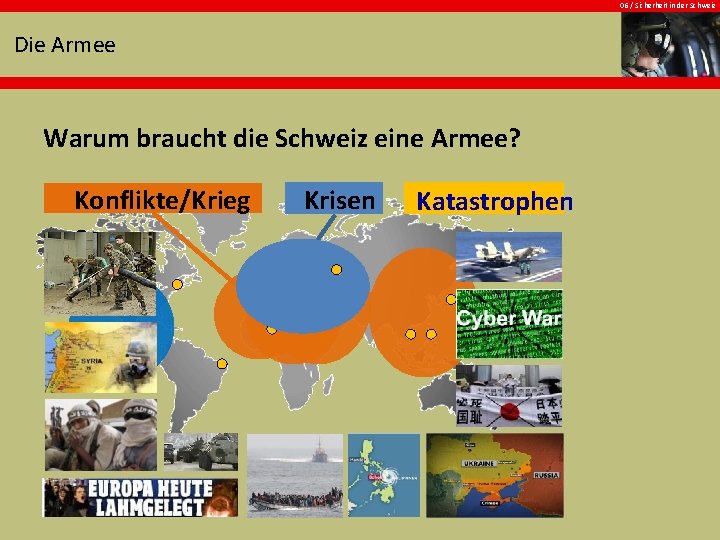 06 / Sicherheit in der Schweiz Die Armee Warum braucht die Schweiz eine Armee?