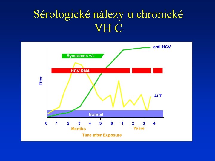 Sérologické nálezy u chronické VH C 