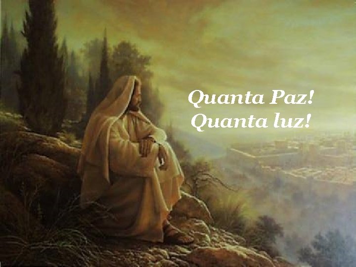 Quanta Paz! Quanta luz! 