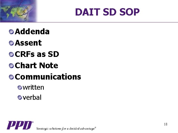 DAIT SD SOP Addenda Assent CRFs as SD Chart Note Communications written verbal 18 DAIT SD SOP Addenda Assent CRFs as SD Chart Note Communications written verbal 18