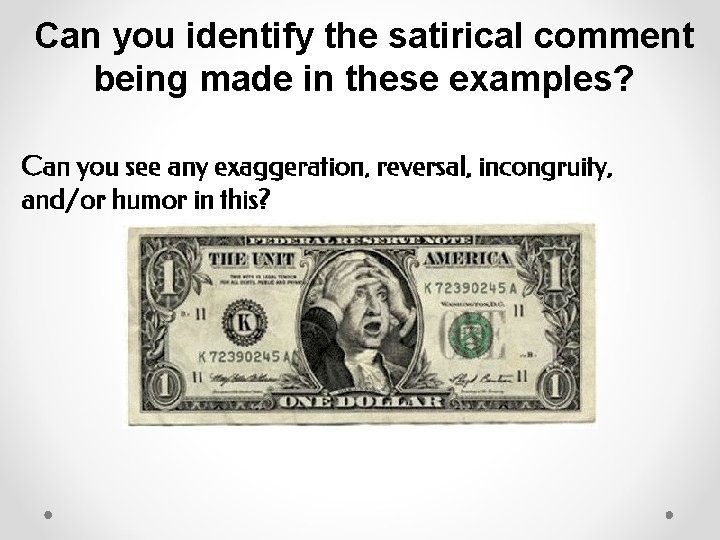 Can you identify the satirical comment being made in these examples? Can you see Can you identify the satirical comment being made in these examples? Can you see