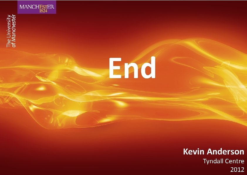 End Kevin Anderson Tyndall Centre 2012 