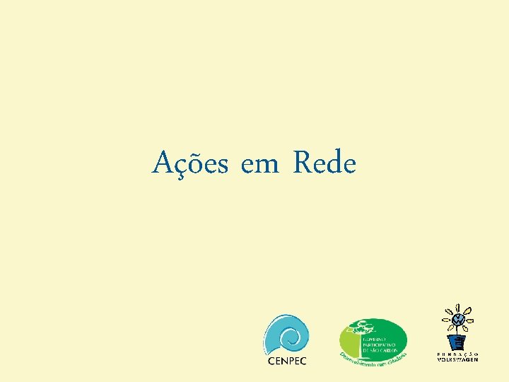 Ações em Rede 