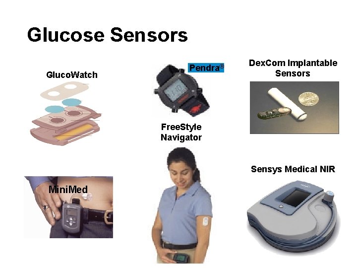 Glucose Sensors Gluco. Watch Pendra® Dex. Com Implantable Sensors Free. Style Navigator Sensys Medical