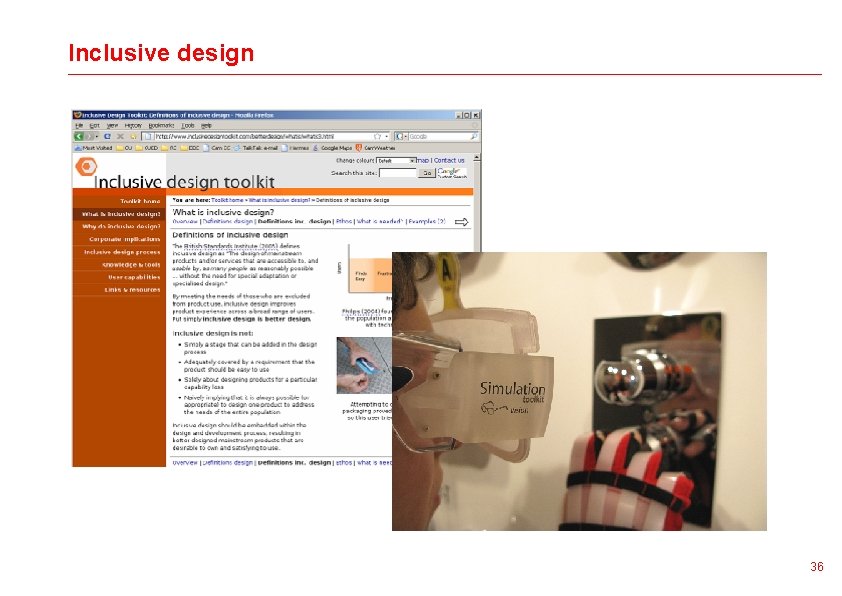 Inclusive design 36 