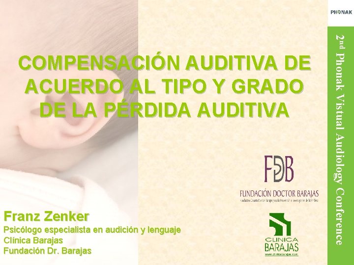 Franz Zenker Psicólogo especialista en audición y lenguaje Clínica Barajas Fundación Dr. Barajas 2