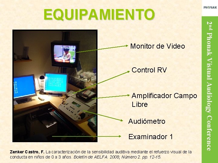 Monitor de Video Control RV Amplificador Campo Libre Audiómetro Examinador 1 Zenker Castro, F.