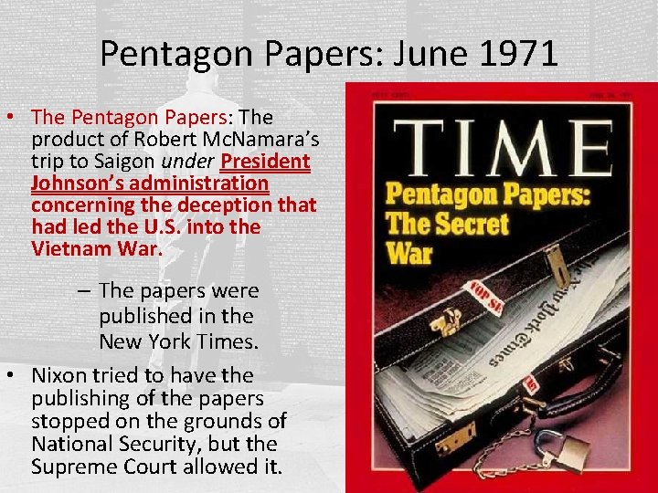 Pentagon Papers: June 1971 • The Pentagon Papers: The product of Robert Mc. Namara’s Pentagon Papers: June 1971 • The Pentagon Papers: The product of Robert Mc. Namara’s
