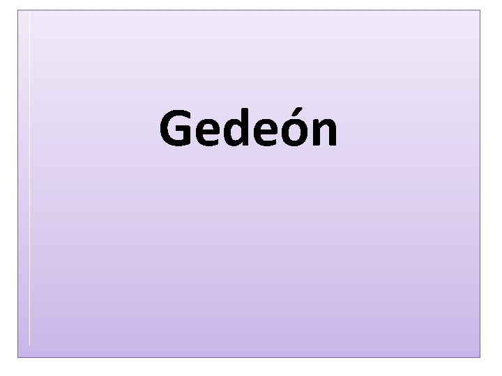 Gedeón 