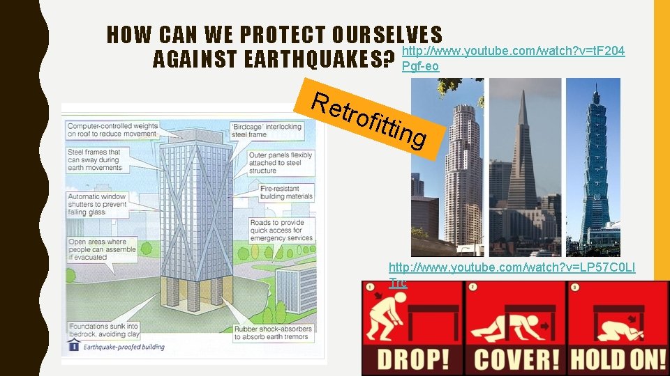 HOW CAN WE PROTECT OURSELVES http: //www. youtube. com/watch? v=t. F 204 AGAINST EARTHQUAKES? HOW CAN WE PROTECT OURSELVES http: //www. youtube. com/watch? v=t. F 204 AGAINST EARTHQUAKES?
