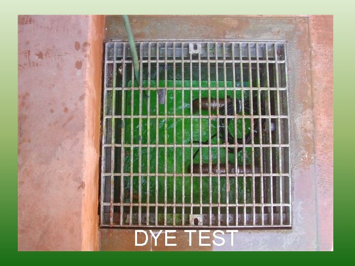 DYE TEST 