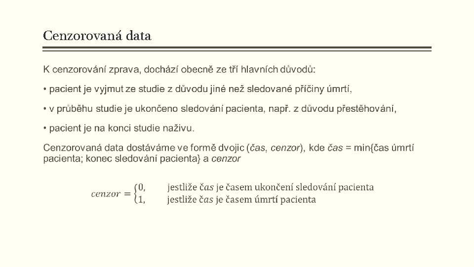 Cenzorovaná data § 