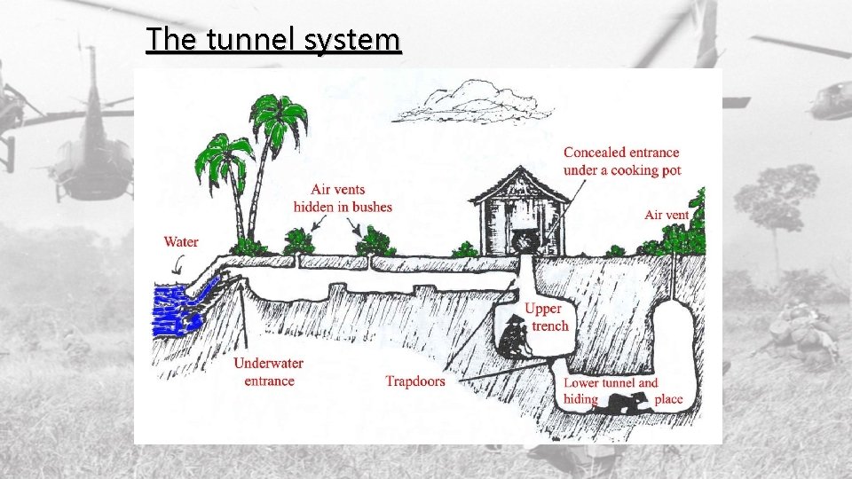 The tunnel system 
