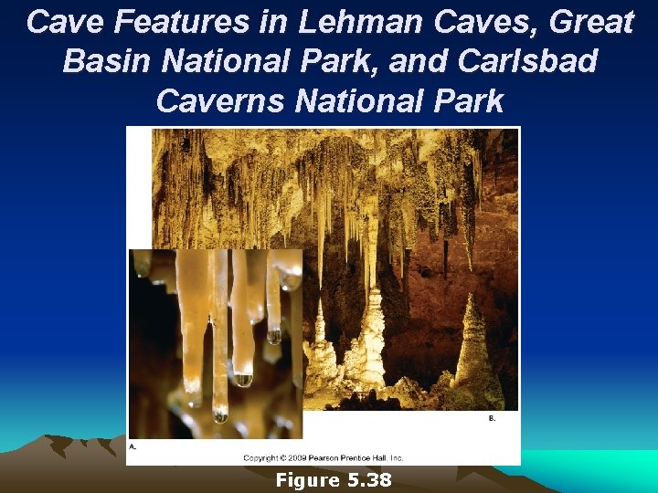 Cave Features in Lehman Caves, Great Basin National Park, and Carlsbad Caverns National Park