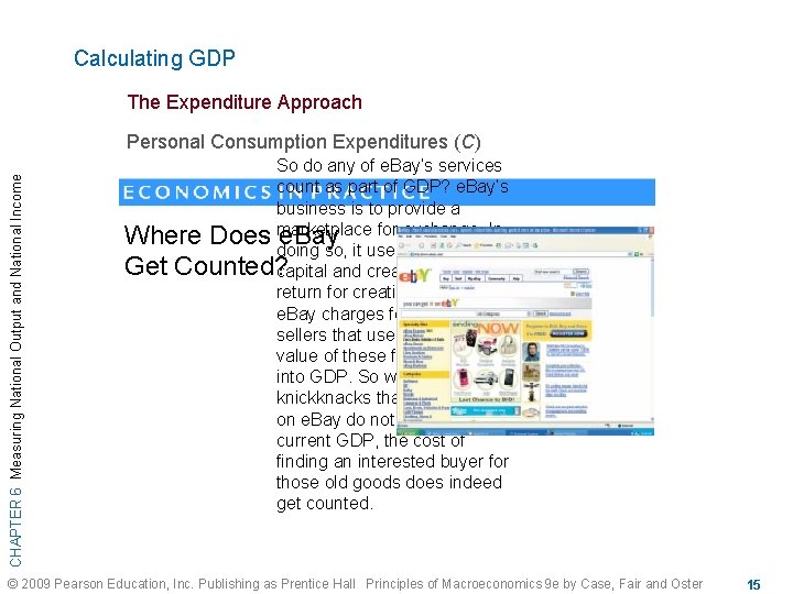 Calculating GDP The Expenditure Approach CHAPTER 6 Measuring National Output and National Income Personal Calculating GDP The Expenditure Approach CHAPTER 6 Measuring National Output and National Income Personal